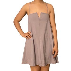 Olivaceus Grey Mini Dress Women’s S